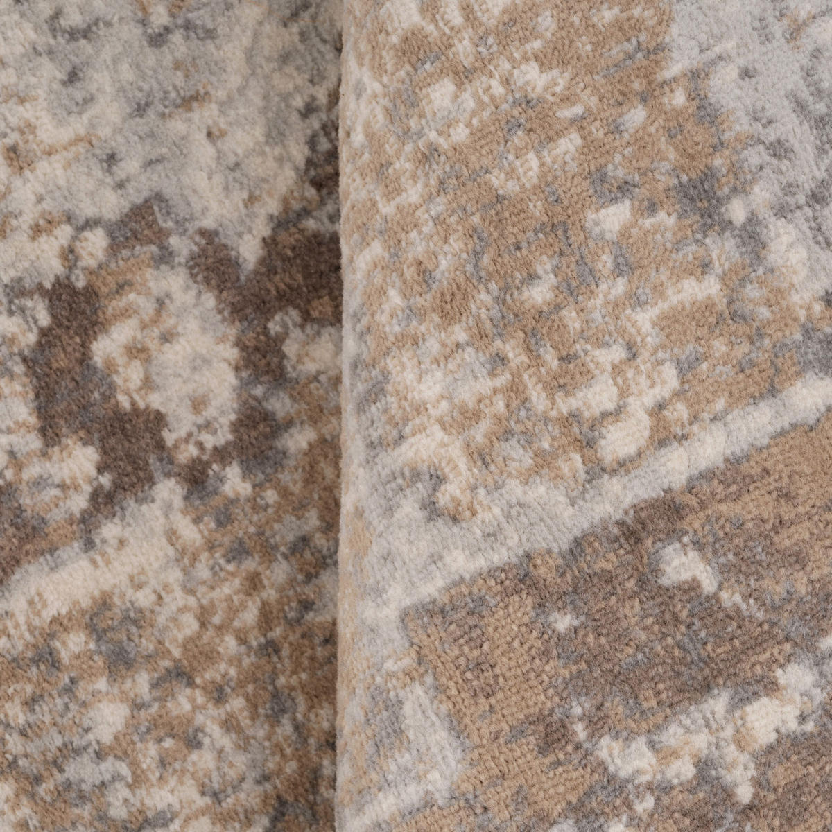 VINTAGE-TEPPICH Demelza Beige - Beige, Textil (160/230cm) - Kukoon Rugs