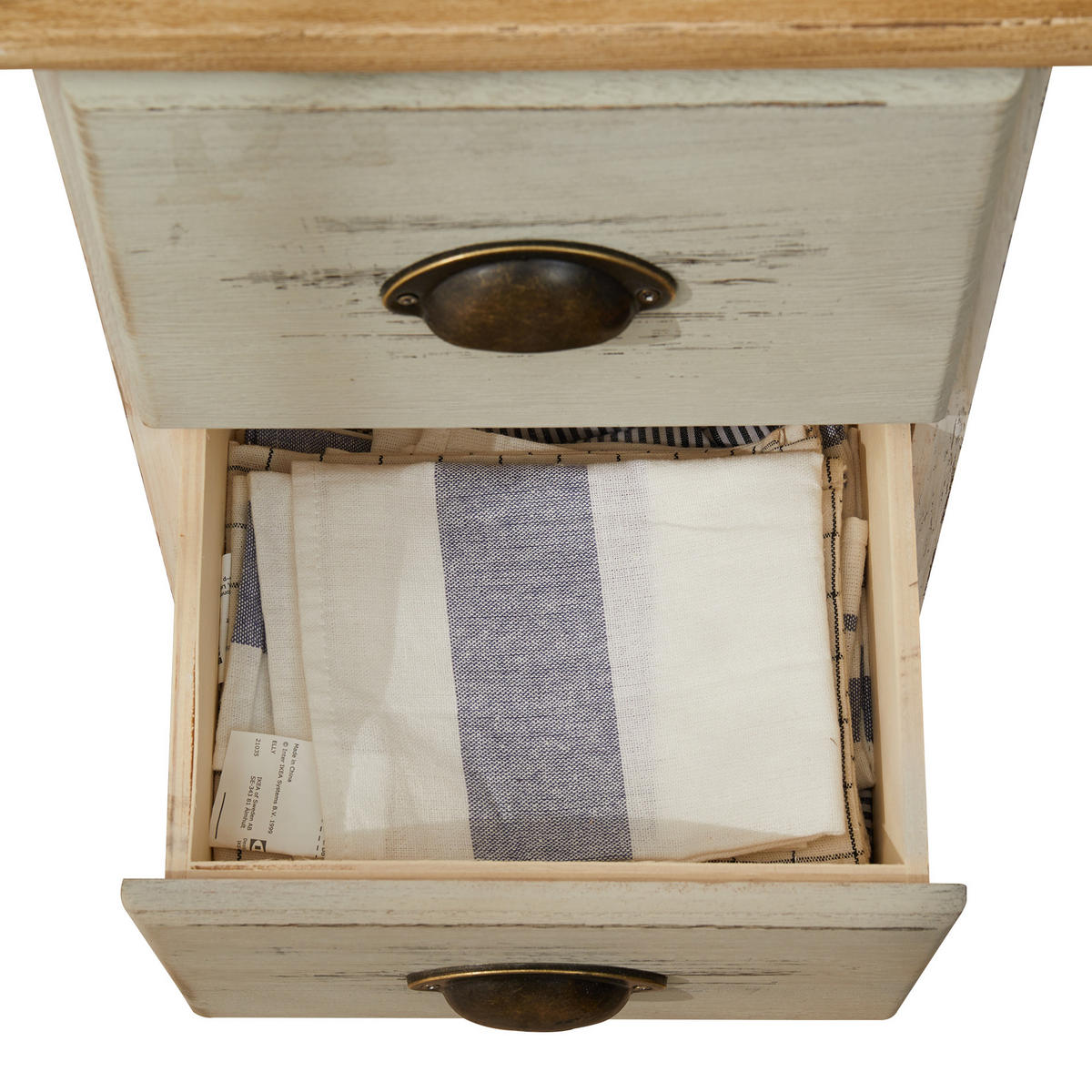 NACHTTISCH Mehrfarbig 25/29/62 cm - Multicolor, Holz (25/62/29cm) - Mobili Rebecca