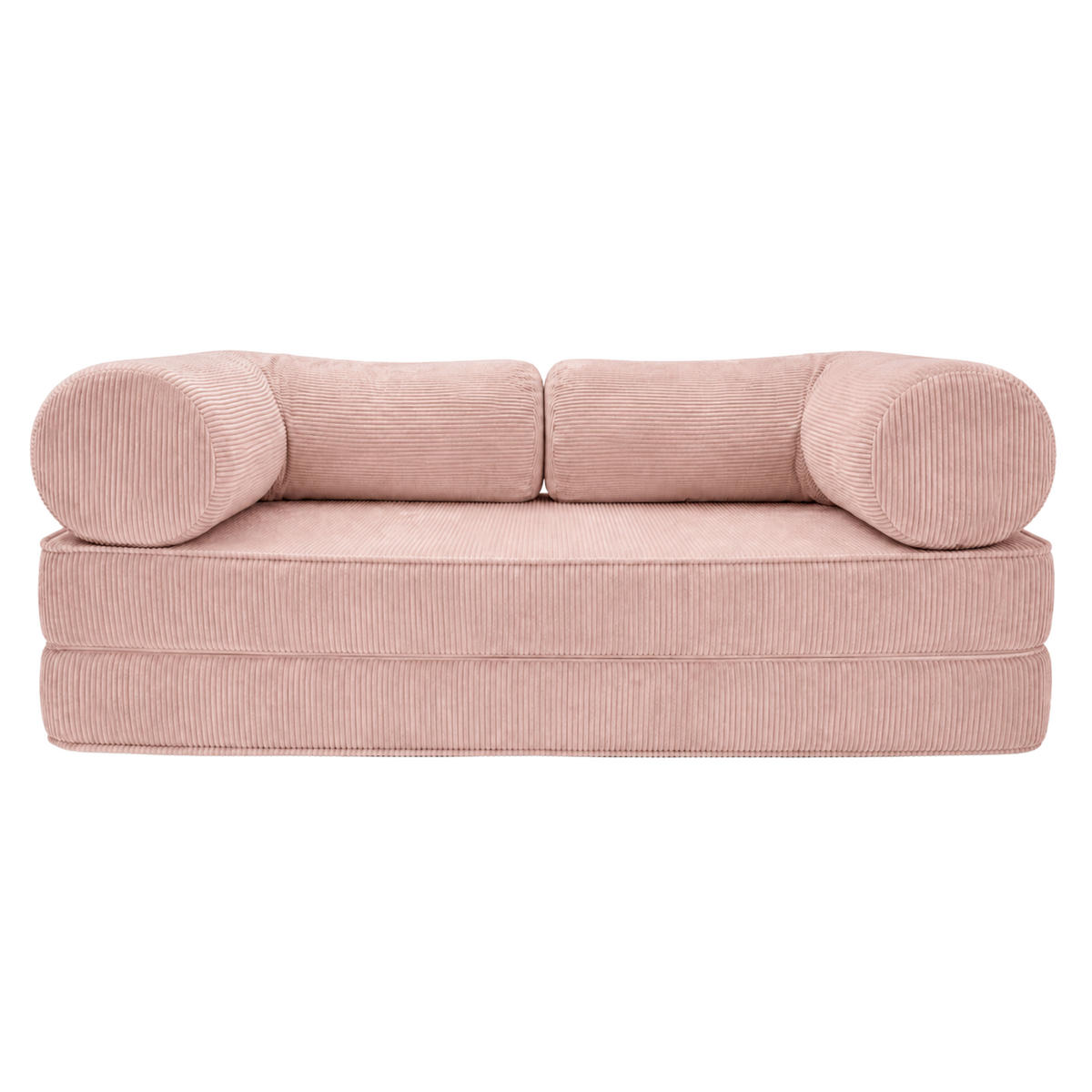 MODERNES Sofa im industriellen Loft Stil Rosa - Pink, Textil (200/70/100cm) - SURB