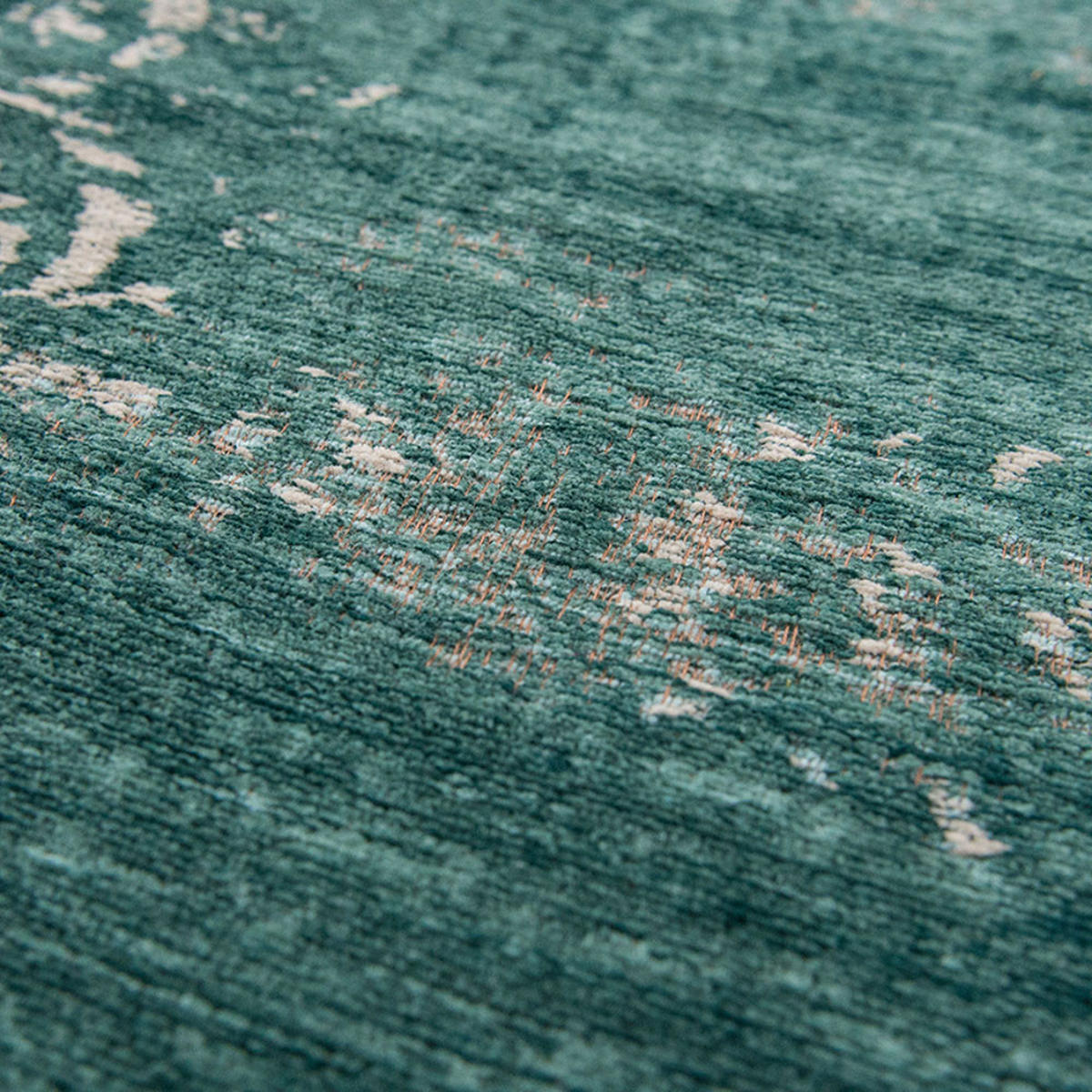 TEPPICH Jade Fading World Medallion 240/340 cm - Grün, Naturmaterialien/Textil (240/340cm) - Louis De Poortere