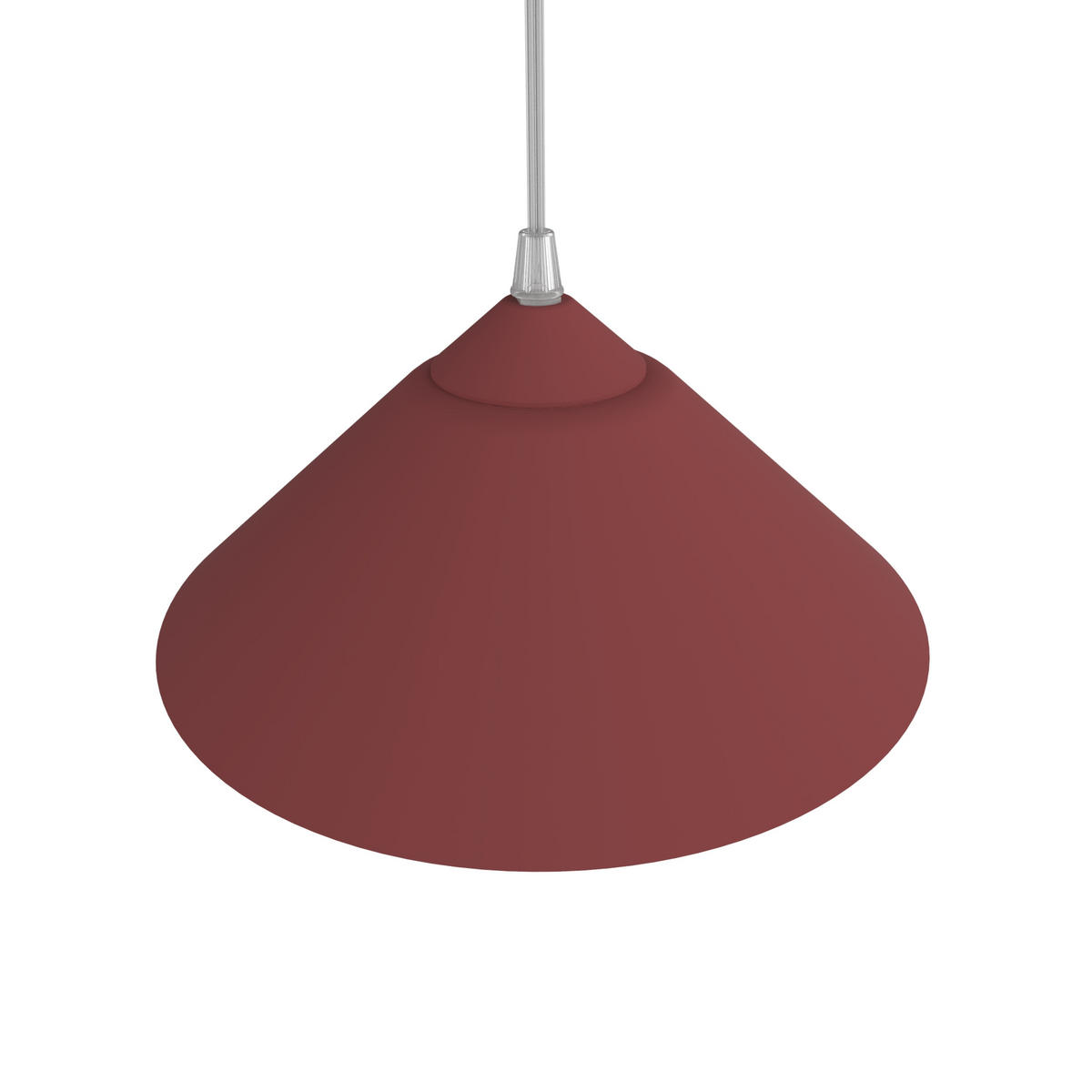 HÄNGELEUCHTE - Rot, Metall (25/100/120cm) - Lumicom