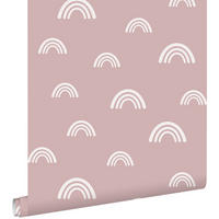 TAPETE Regenbogen 53 cm x 10.05 m - Pink, Papier (53/0.1cm) - ESTAhome
