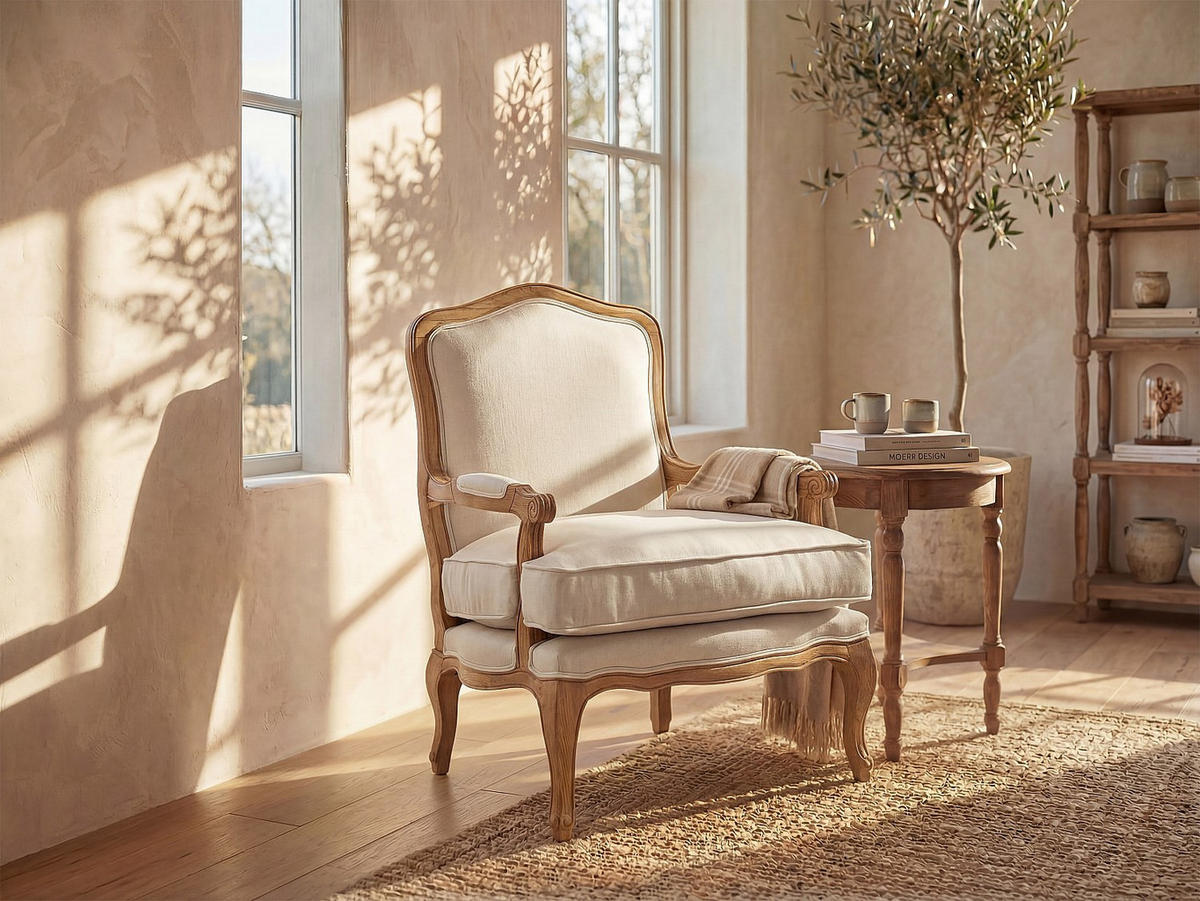 SESSEL mit gerader Rückenlehne - 1 Person - Stoff - Beige - Beige, Textil (73/96/67cm) - Vente-Unique