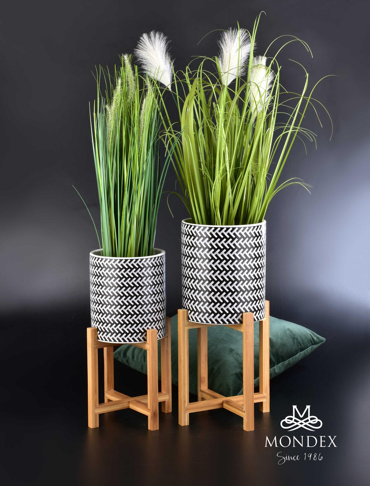 BLUMENTOPF Ava Weiß 18/18/20 cm Keramik - Weiß Hochglanz, Keramik (18/20cm) - Mondex