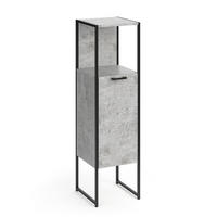 MIDISCHRANK Fyrk Beton 33 x 120.4 cm - Grau, Holzwerkstoff (33/120.4/33cm) - Vicco