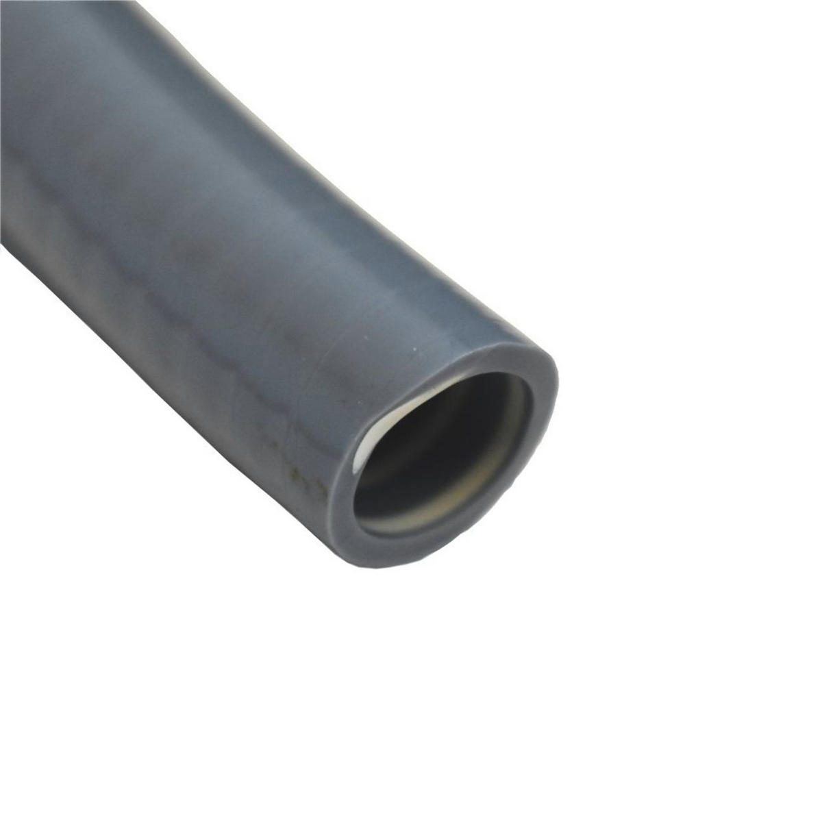 GARTENSCHLAUCH PVC, flexibel, 40mm, Meterware - Grau, Kunststoff (1cm) - BONI-SHOP