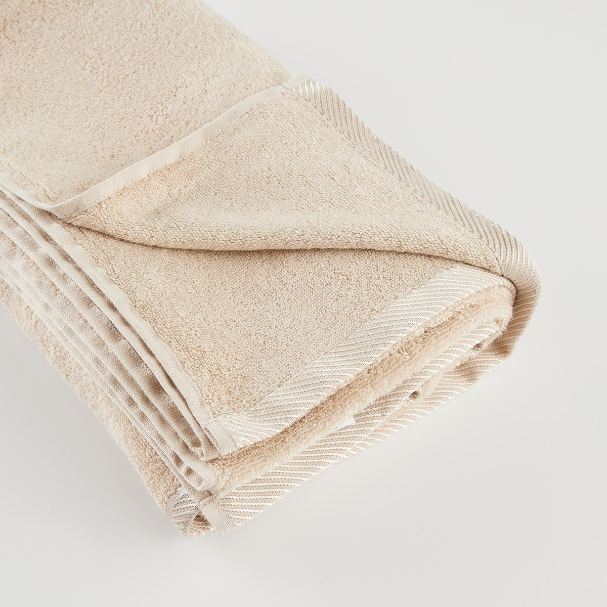 BADETUCH Bambo - Beige, Textil (100/150cm) - home&you