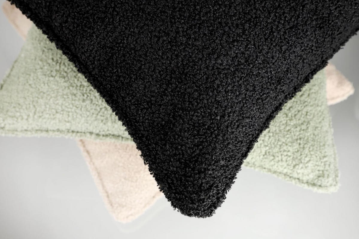 KISSENHÜLLE Cute black 45x45cm - Schwarz, Textil (45/45cm) - Esprit