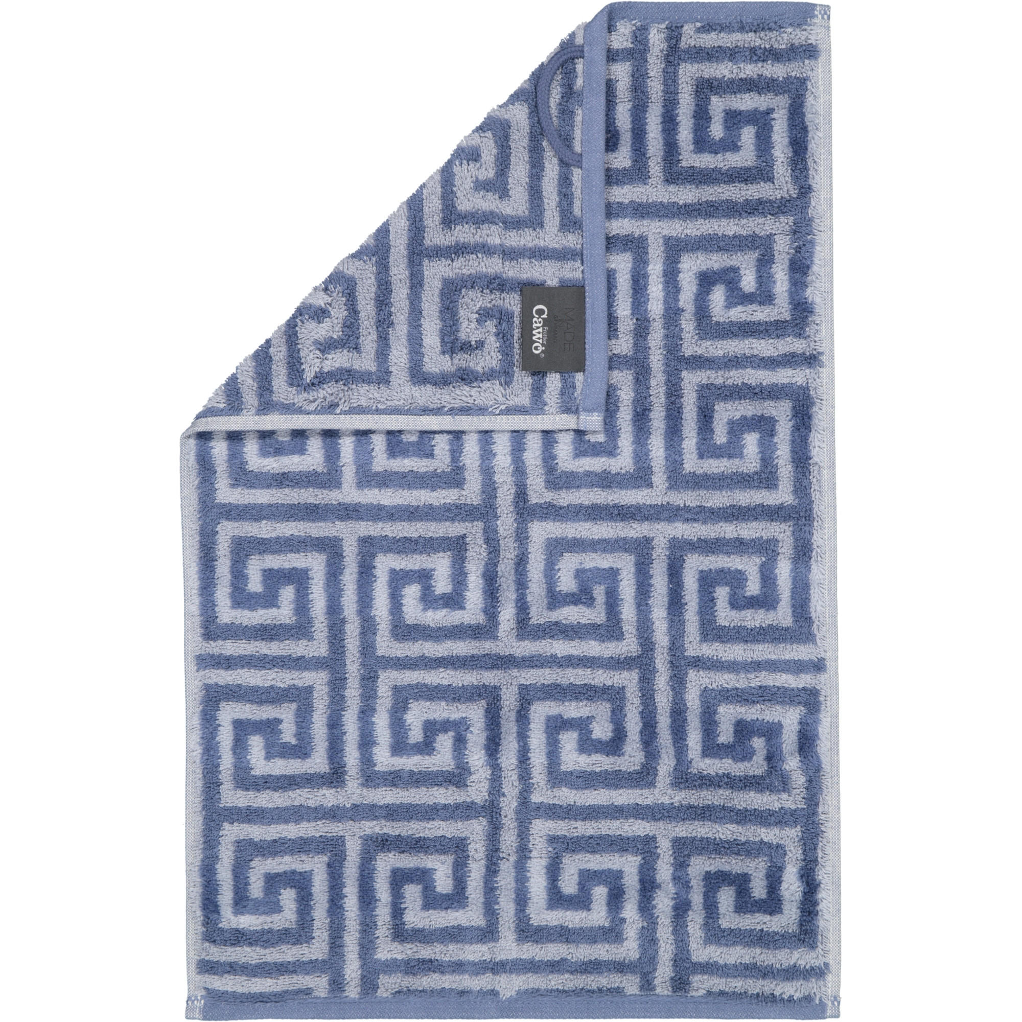 GÄSTETUCH NOBLESSE ELEGANCE ALLOVER 1088 NACHTBLAU - 11 - Blau, Textil (30/50cm) - Cawoe