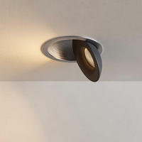 LED-EINBAULEUCHTE Santa Neo Aluminium/Schwarz Warmweiß - Alufarben/Schwarz, Metall (13.8/13.8/4cm) - s.luce