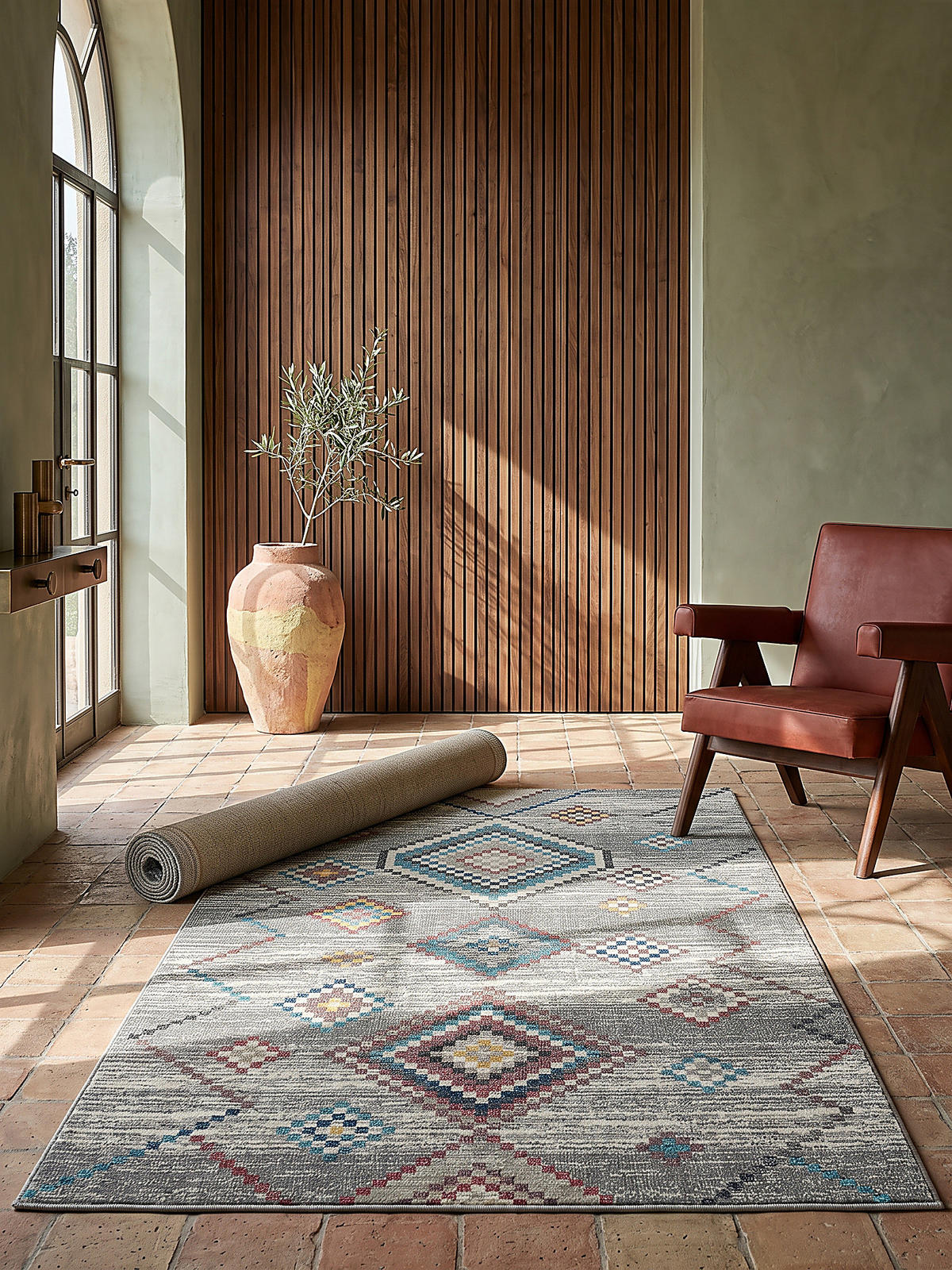 TEPPICH Outdoor Berber LIMMAT Polypropylen Creme 80 x 150 cm - Beige, Textil (80/150cm) - KADIMA DESIGN