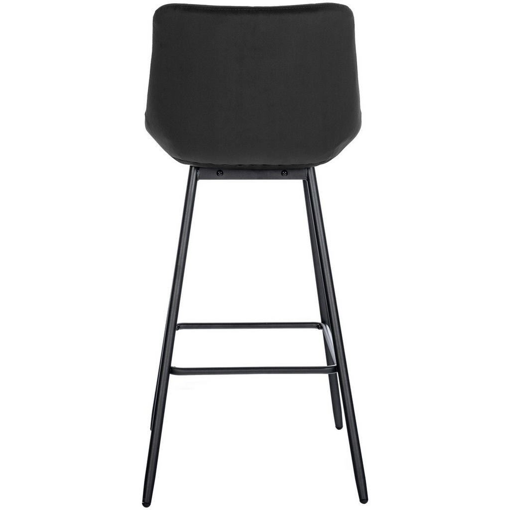 Thumbnail - CLP Barhocker, Schwarz, Textil, 49x104x56 cm, Esszimmer, Barmöbel, Barhocker