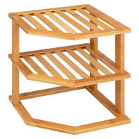 ECKREGAL, Bambus - Braun, Holz (25/27/25cm) - bremermann