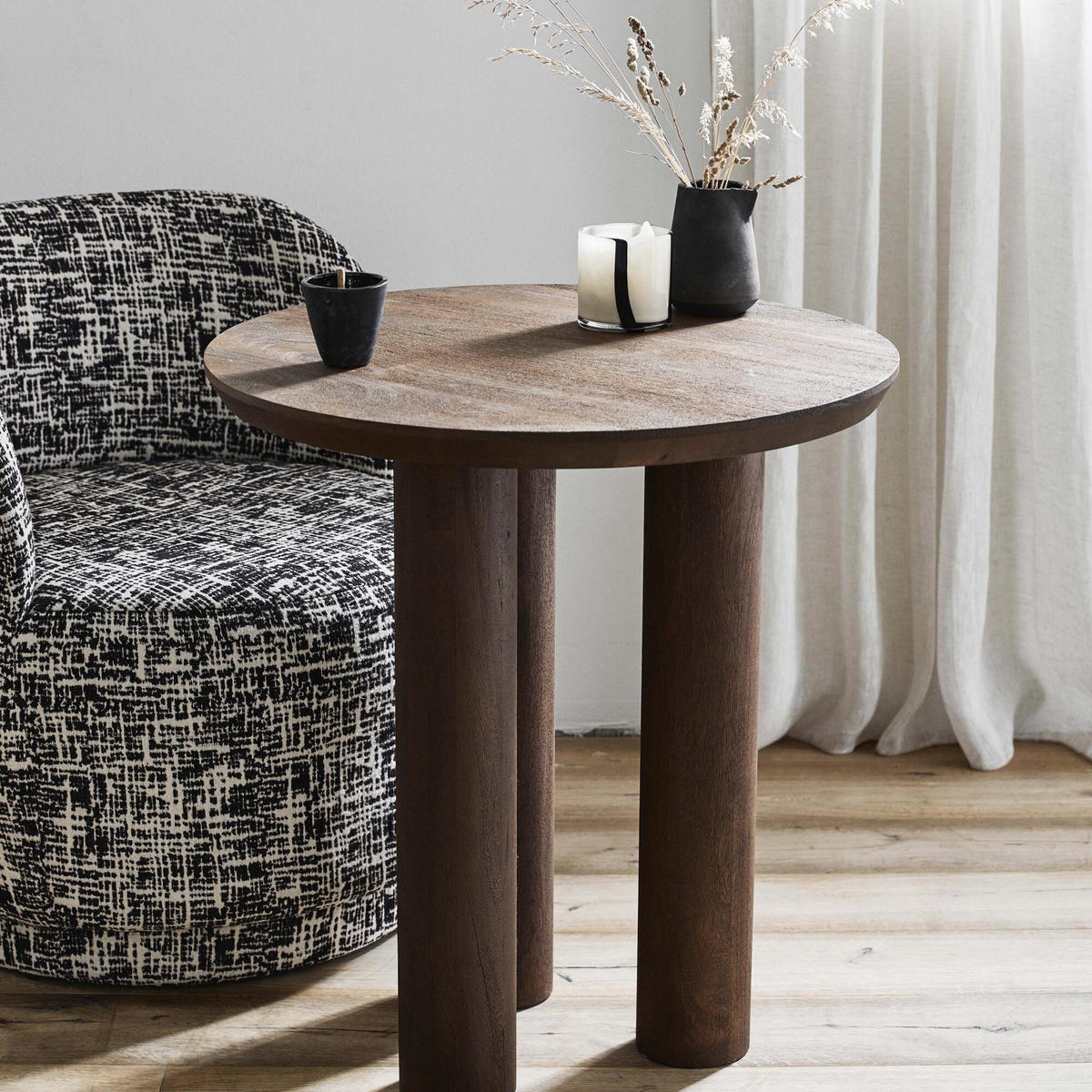 ESSTISCH HELIN Braun 70x70x75 cm - Braun, Holz (70/70/75cm) - FURNLUX