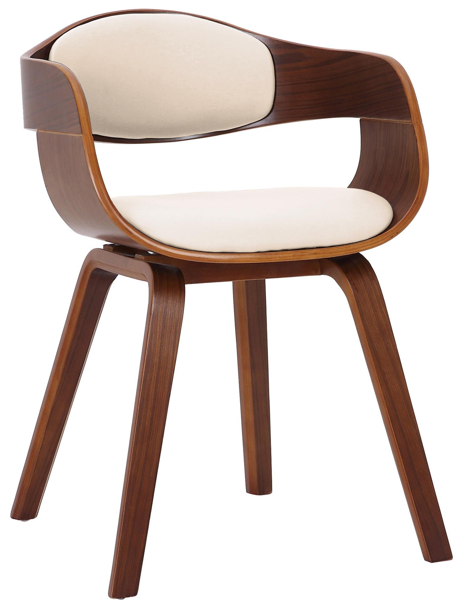 Deluke Besucherstuhl Creme 49x73x46 cm