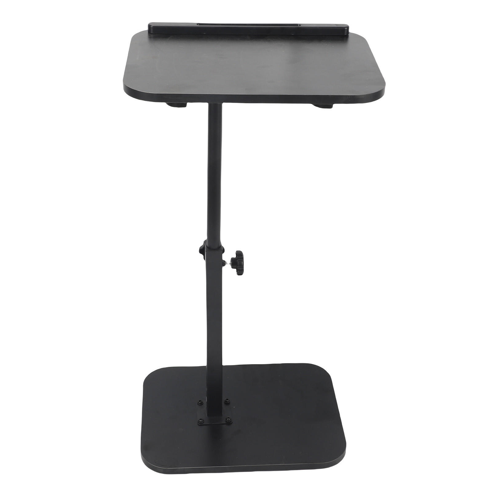 NACHTTISCH aus Massivholz, höhenverstellbarer Laptoptisch für Zuhause, 15 mm dick, mit Buchstütze, schwarz - Schwarz, Holz (40/30/80cm) - Ej. Life