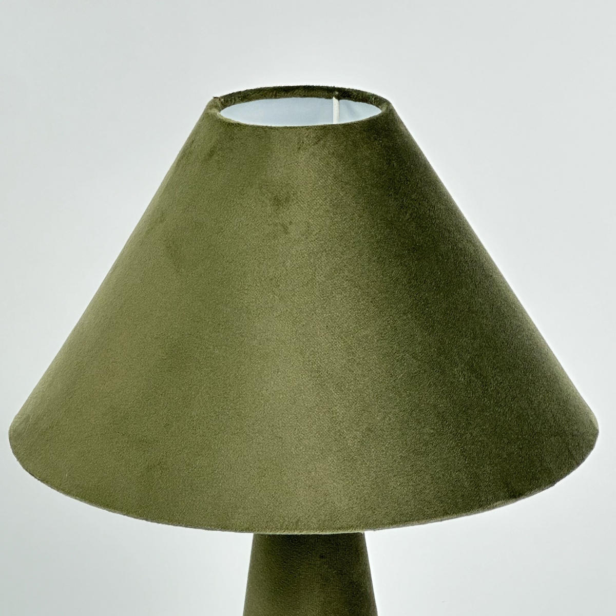 TISCHLAMPE - Grün, Textil/Metall (30/30/47cm) - Relaxdays