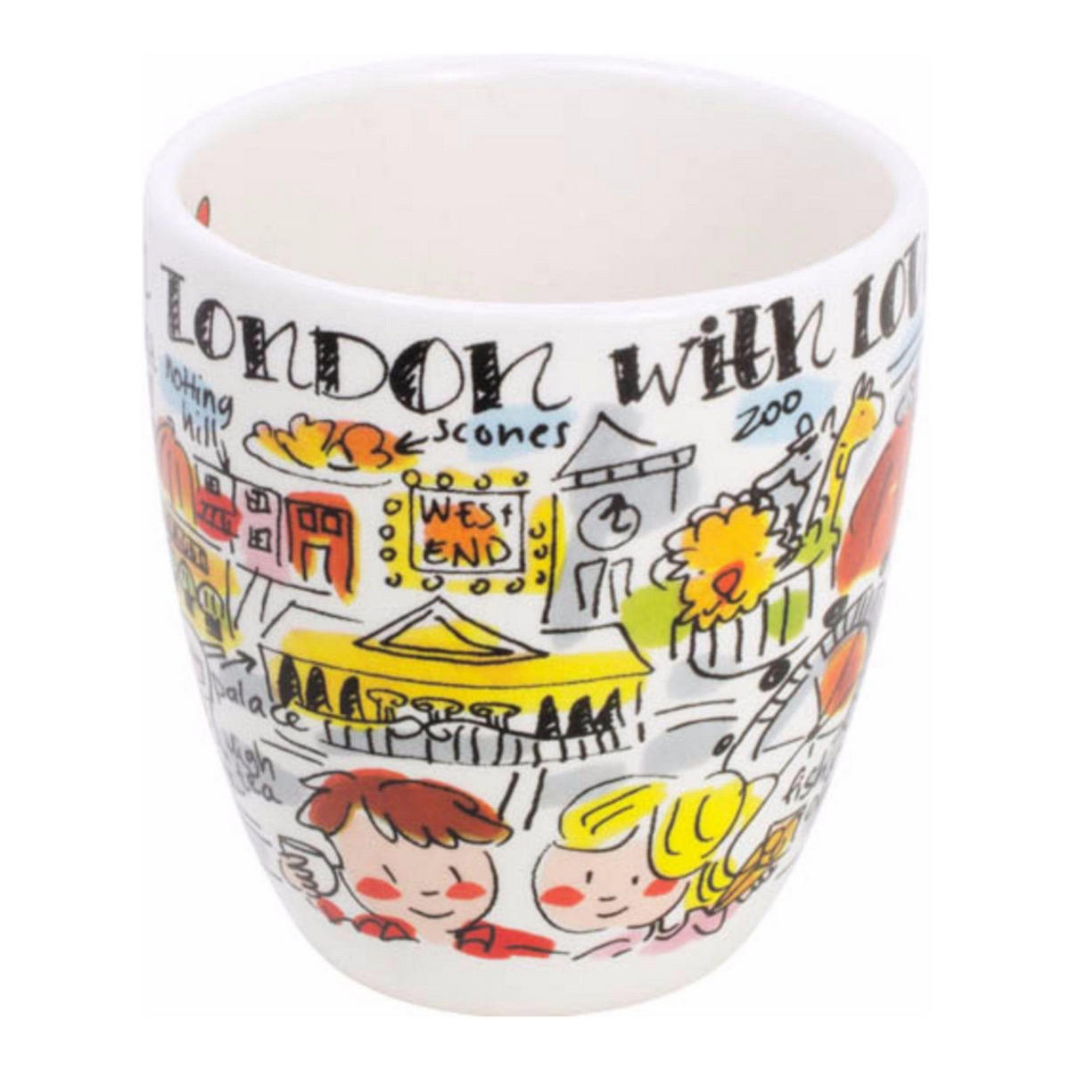 MINI-BECHER London in Bunt - 200 ml - Multicolor, Keramik (0.2L) - Blond Amsterdam