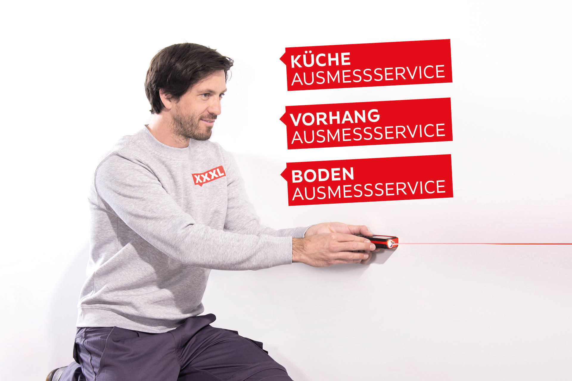 Küchen Ausmesservice, Vorhang Ausmesservice & Boden Ausmesservice
