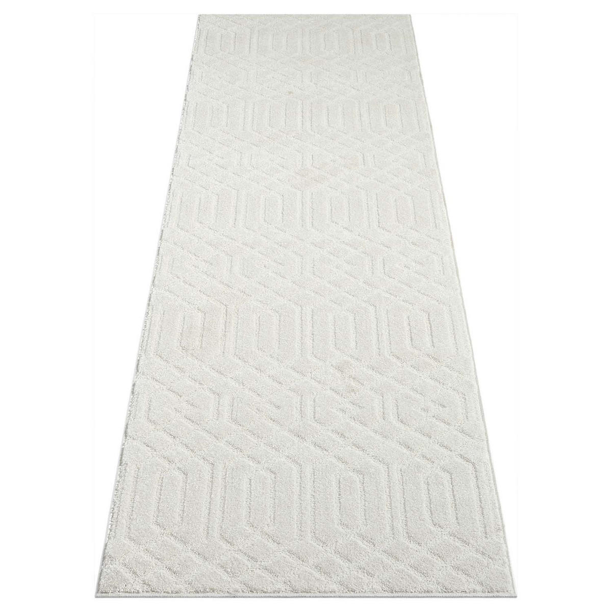 KURZFLOR-TEPPICH Flair 138 Creme 80x300 cm - Creme, Textil (80/300cm) - carpet city