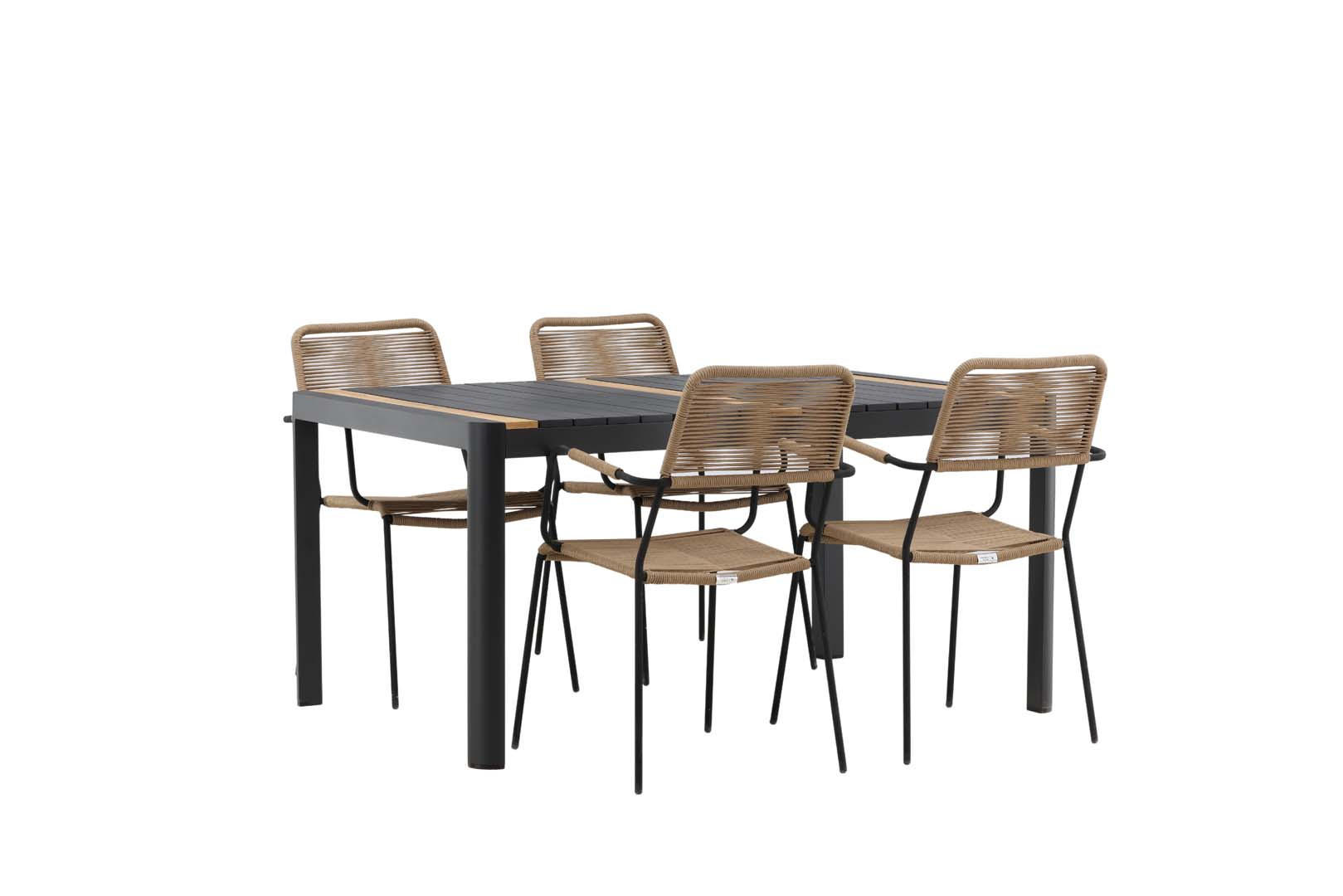 GARTENSET braun - Braun, Holzwerkstoff - ebuy24