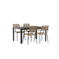 GARTENSET braun - Braun, Holzwerkstoff - ebuy24