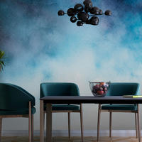 SELBSTKLEBENDE FOTOTAPETE 245/175 cm - Blau/Weiß, Kunststoff/Textil (245/1cm) - KUNSTLOFT