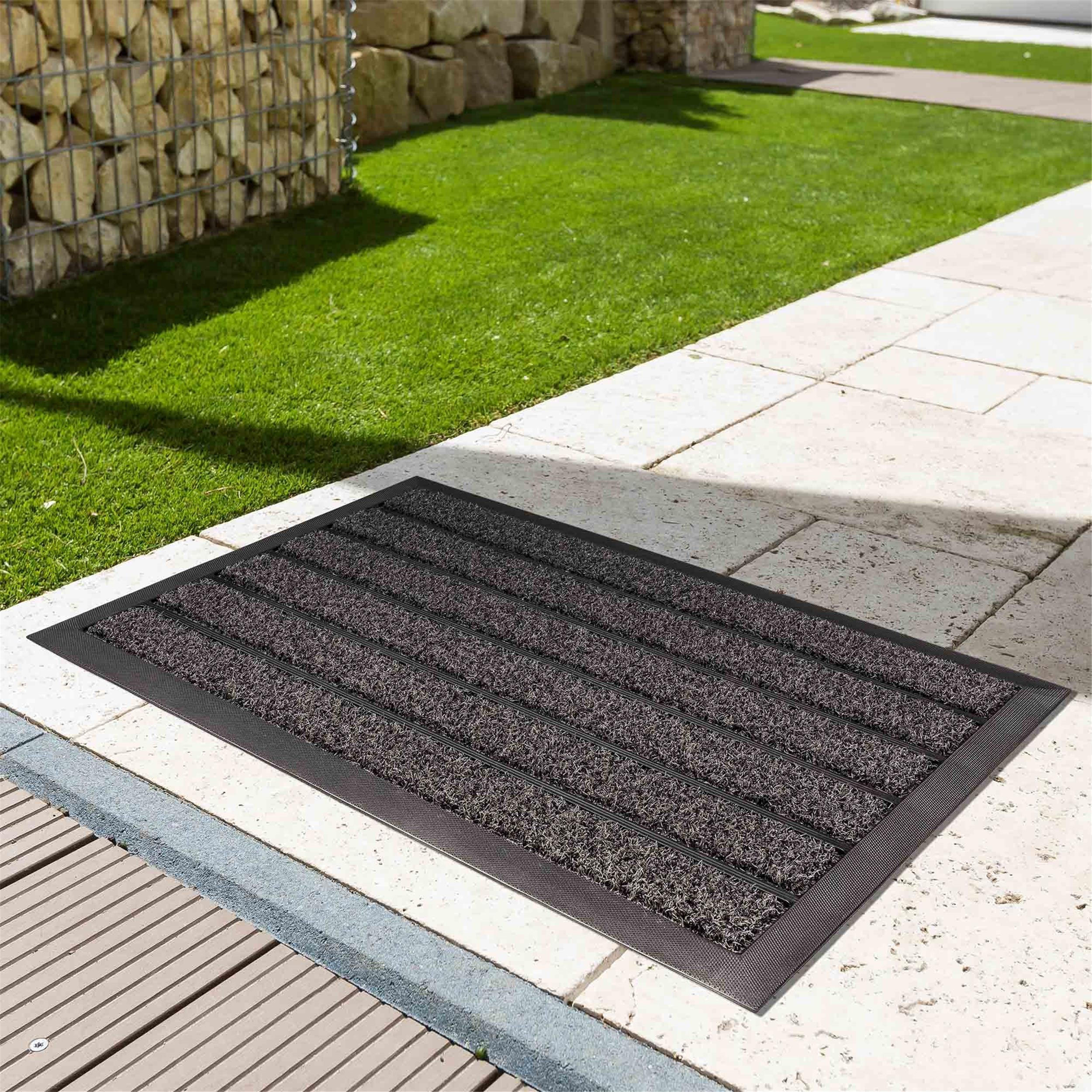 SCHMUTZFANGMATTE AUßEN SCRAPER LINE - Anthrazit, Textil (45/75cm) - Astra