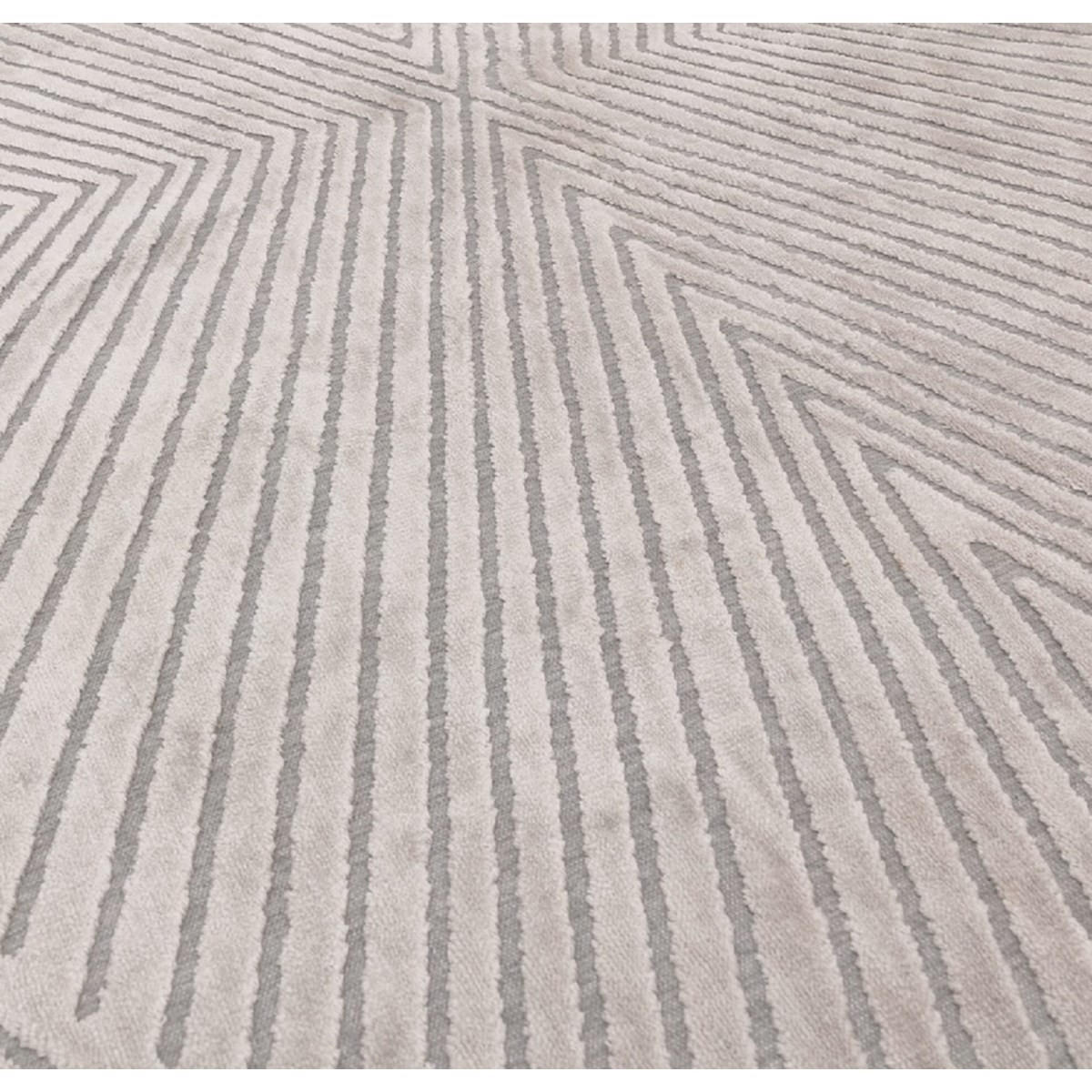 TEPPICH Moderner für Wohn- und Schlafzimmer LAIZE Grau 160 x 230 cm - Grau, Textil (160/230cm) - Novatrend