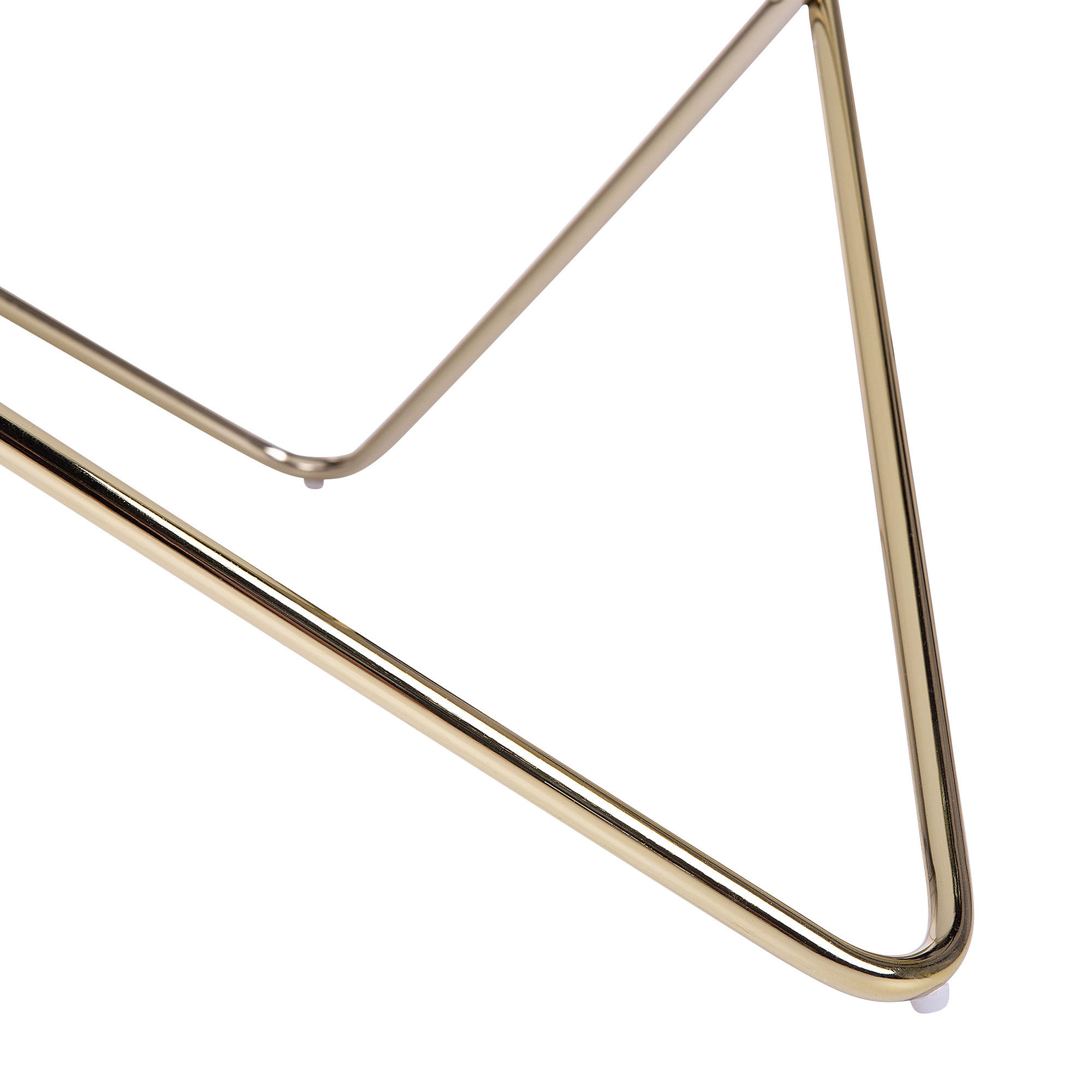 COUCHTISCH schwarz/gold 80 cm MERIDIAN Meridian - Goldfarben/Schwarz, Glas (80/80/40cm) - Beliani