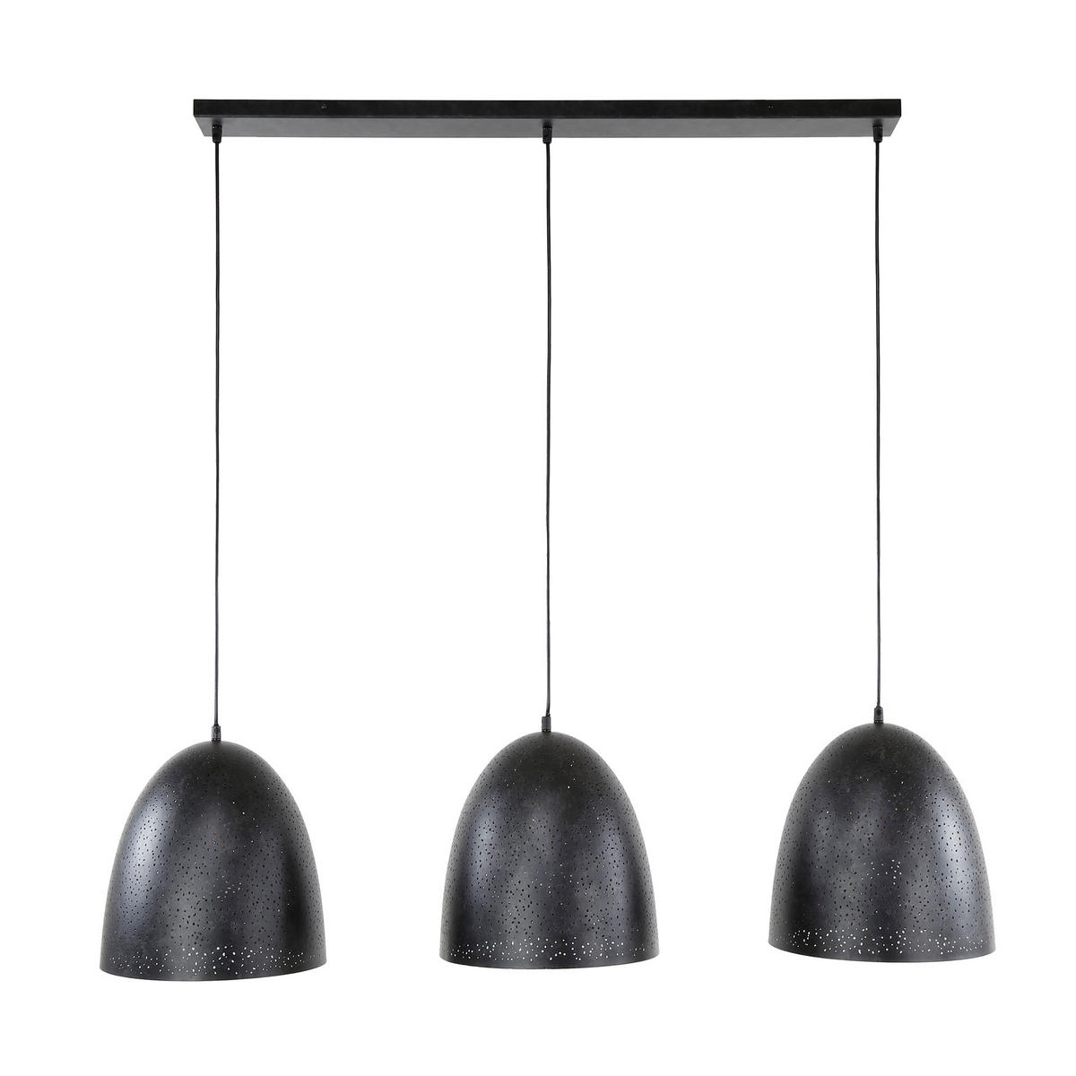 HÄNGELEUCHTE Cosmos Schwarz 30/125/ 150 cm - Schwarz, Metall (30/125/150cm) - Hoyz Collection