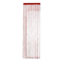 FADENGARDINE Shanghai HxB 230x100 cm Rot Lurex - Rot, Textil (100/230cm) - Gardinenbox