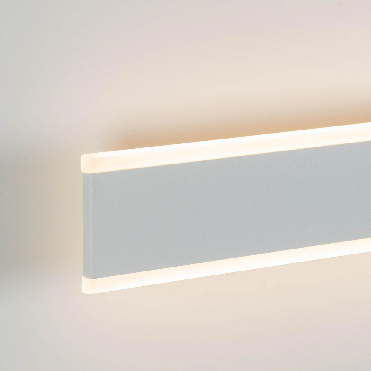 WANDLEUCHTE Bastia, Weiß, 80cm, Dimmbar - Weiß, Metall (8/80/80cm) - KOSILUM
