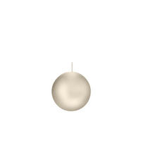 KUGELKERZEN Perle Ø 6 cm, 16 Stück - Silberfarben, Paraffin (6/6/6cm) - Wiedemann Kerzen