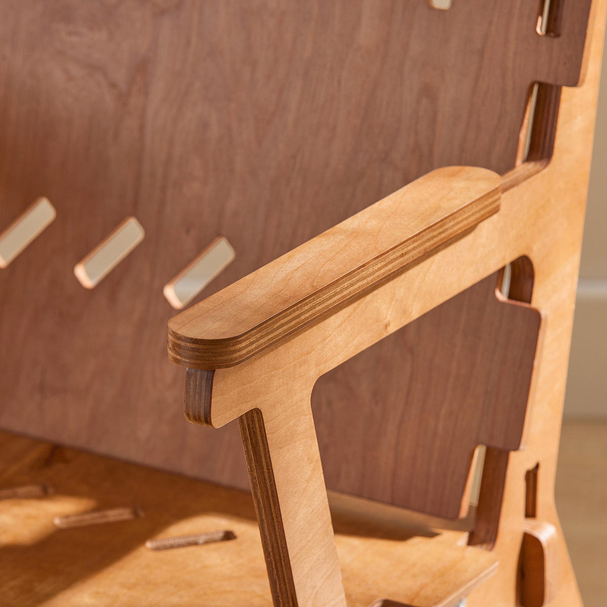 STUHL Braun - Braun, Holz (55/70/72cm) - SoBuy