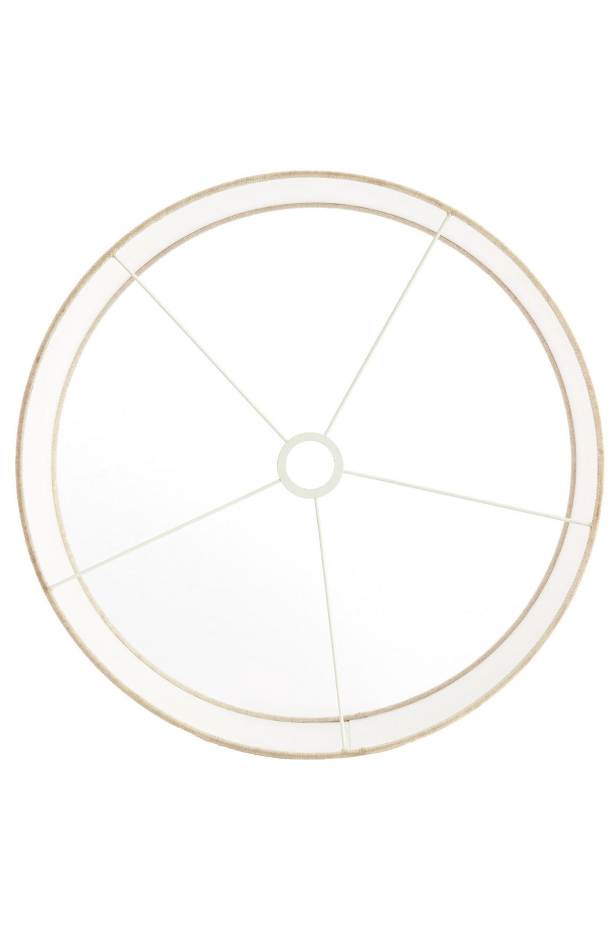 LAMPENSCHIRM Livigno Braun Ø50/38 cm - Braun, Textil (50/50/38cm) - Light & Living