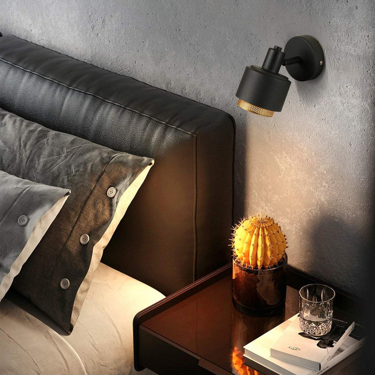 LED-DECKENLEUCHTE Duran 9/9/16.5cm - Schwarz, Metall (9/9/16.5cm) - Nettlife