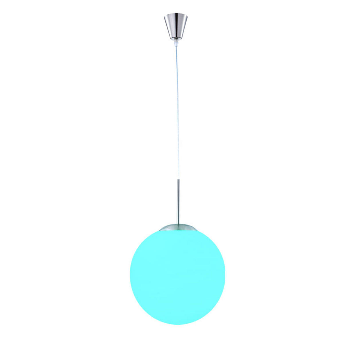 LED HÄNGELEUCHTE BALLA Weiß Glas - Weiß, Glas (30/30/180cm) - Globo Lighting