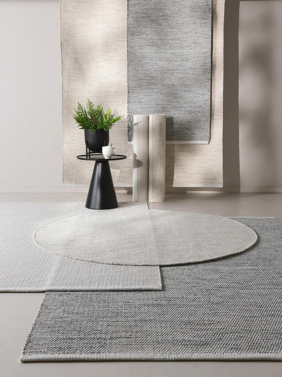 BOMBAŽNA preproga Ron kremne barve 200x290 cm - krem, tekstil/naravni materiali (200/290cm) - benuta