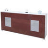 SIDEBOARD Grömitz Bordeaux Hochglanz - Bordeaux, Holzwerkstoff (166.5/75.5/35cm) - Vladon