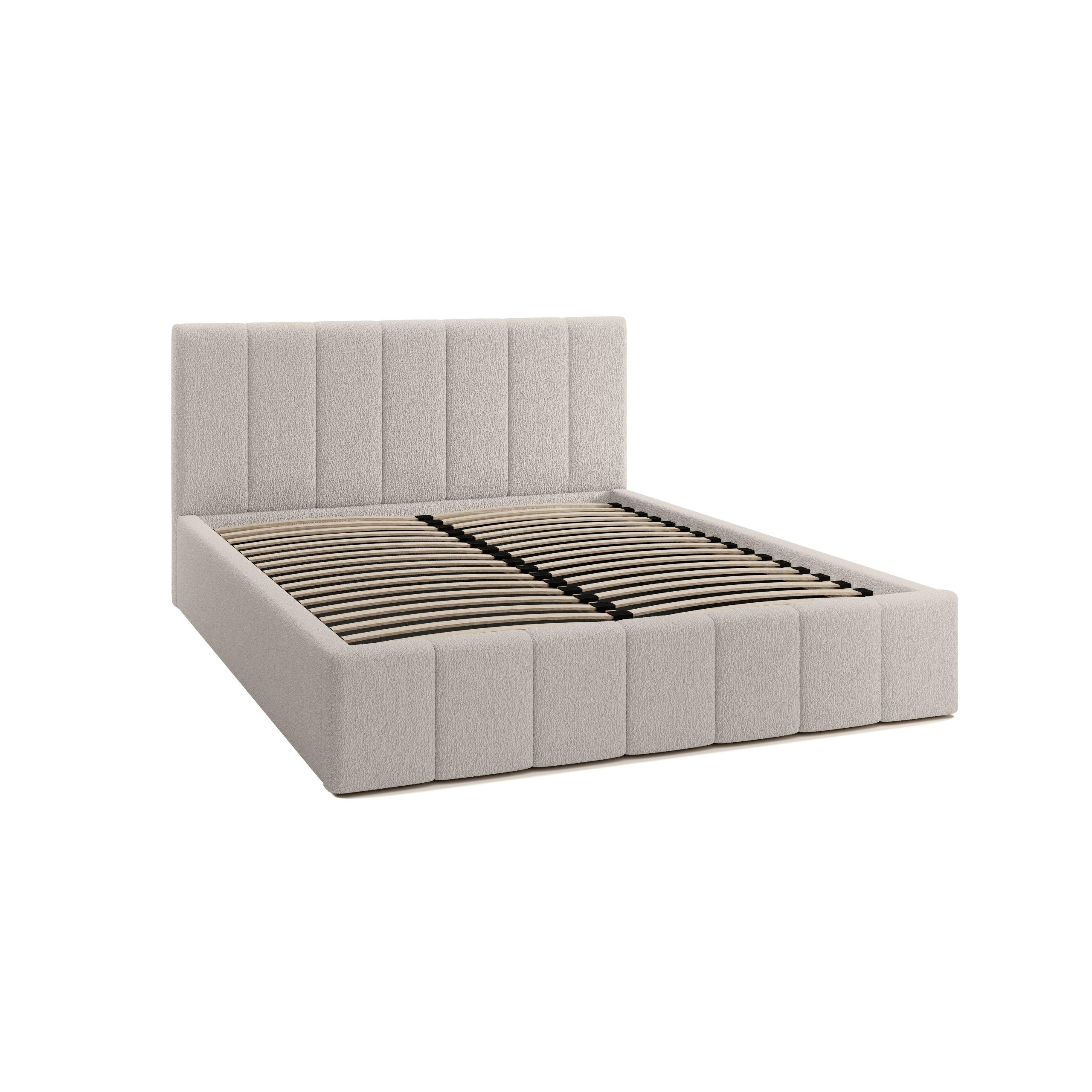POLSTERBETT Doppelbett Handorf 120x200 cm Creme - Creme, Textil (120/200cm) - Fedve
