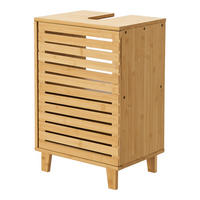 WASCHBECKENUNTERSCHRANK Iveland - Naturfarben, Holz (40/60/30cm) - [en.casa]