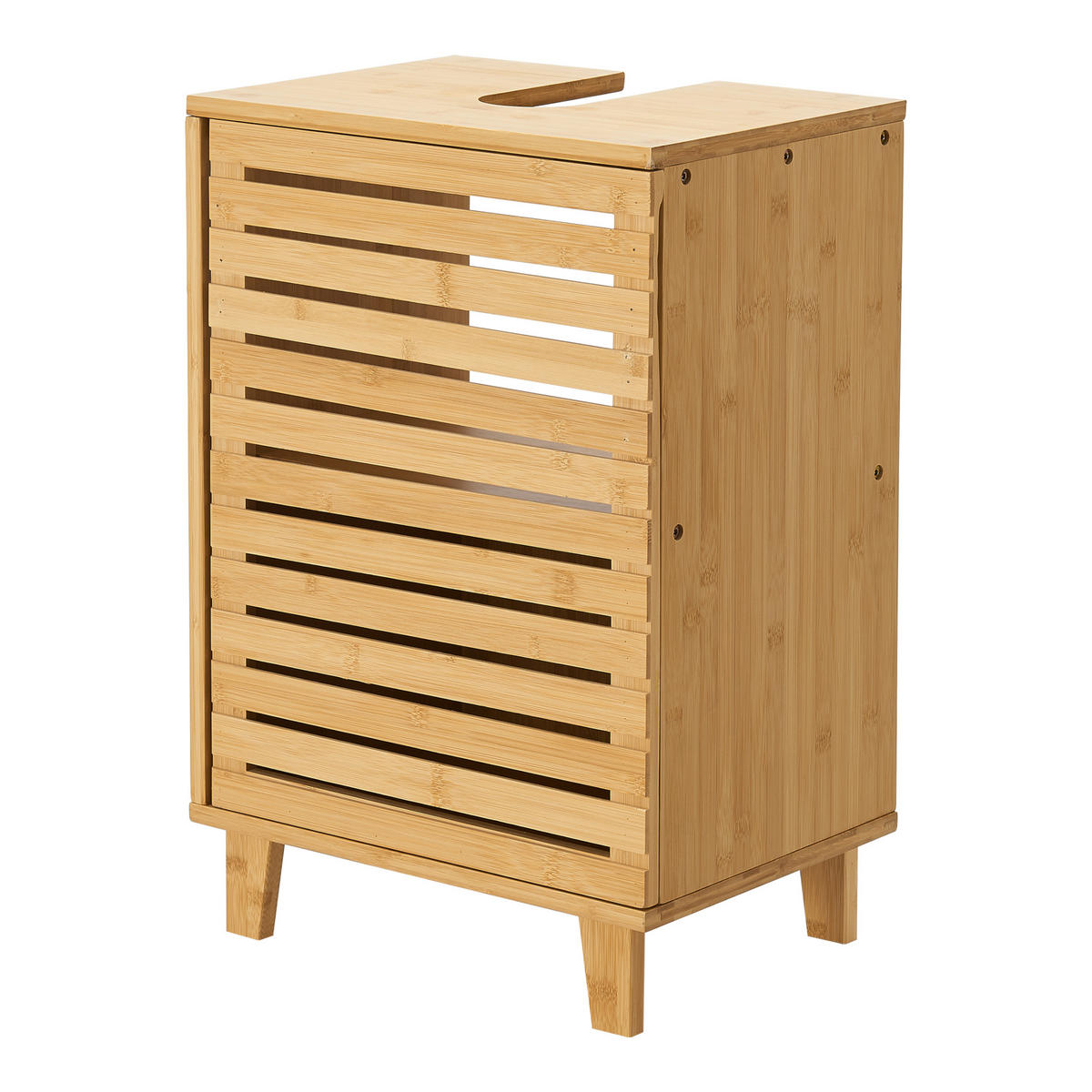 WASCHBECKENUNTERSCHRANK Iveland - Naturfarben, Holz (40/60/30cm) - [en.casa]