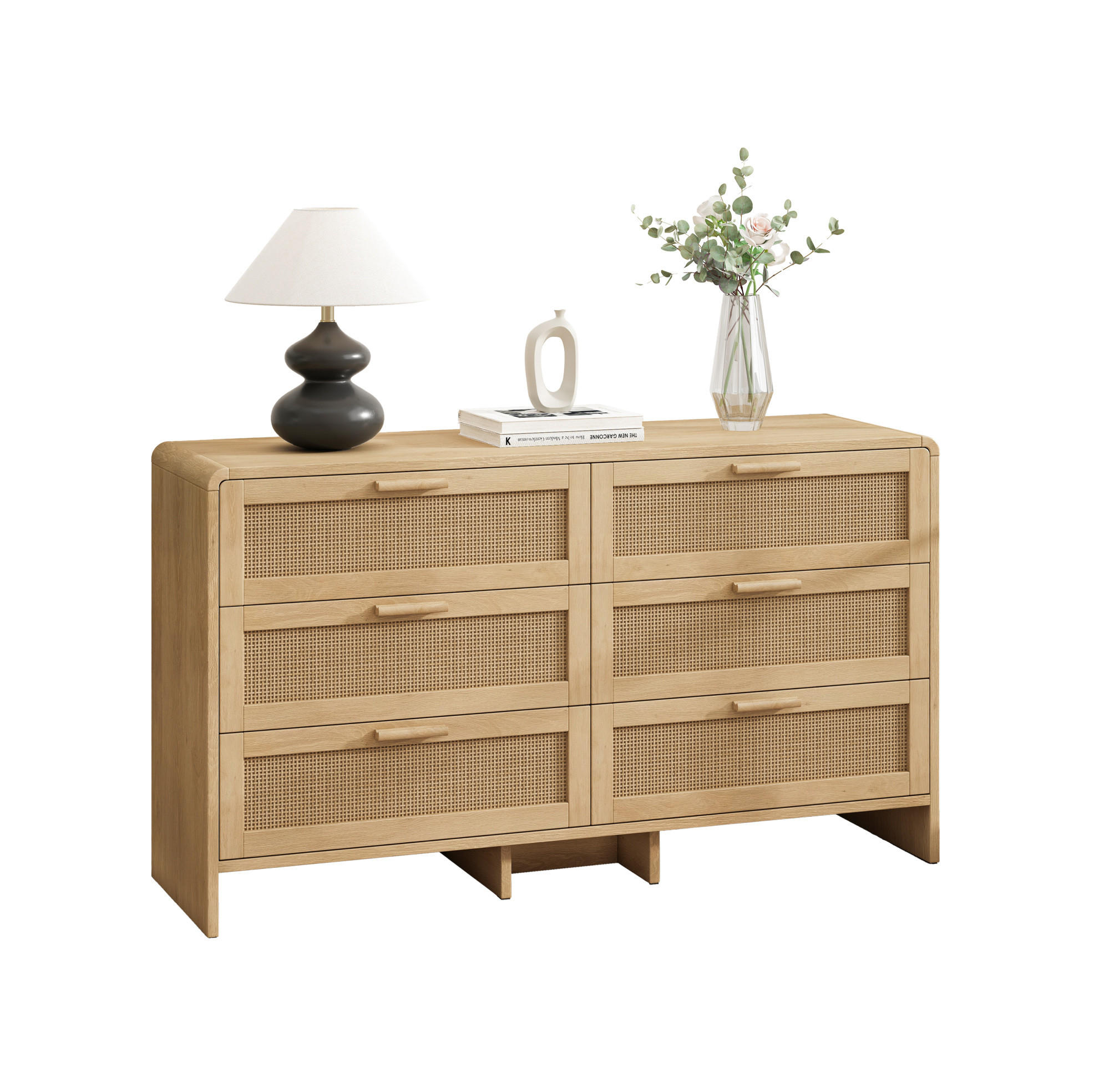 Flora Grace Kommode Natur 130x74x40 cm