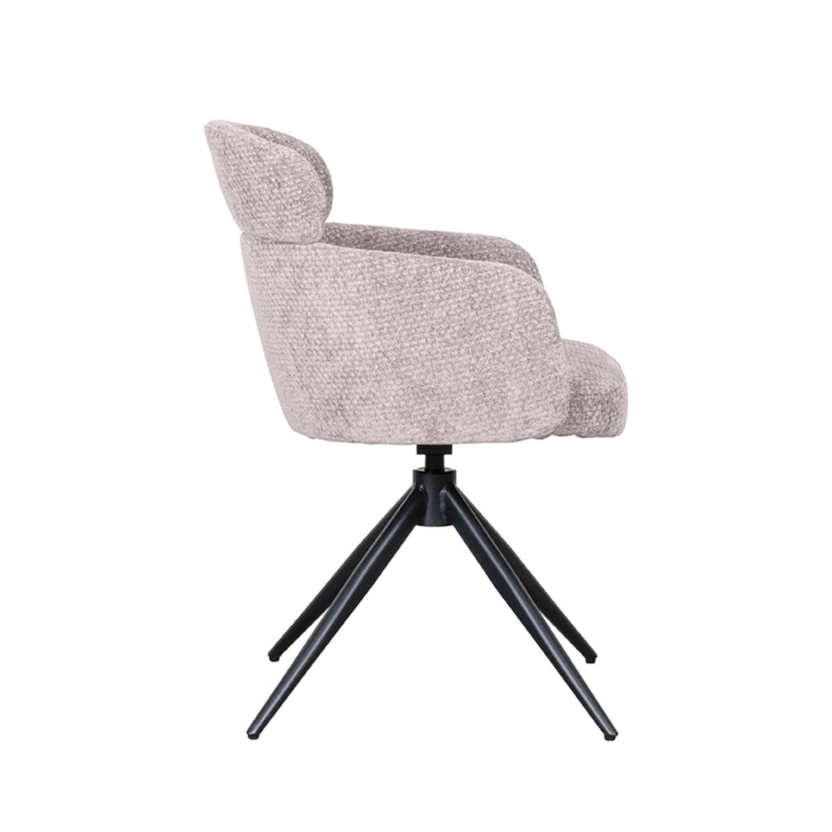 ESSZIMMERSTUHL Levi Beige 60/56/80 cm 2er-Set - Beige, Textil (56/80/60cm) - LABEL51