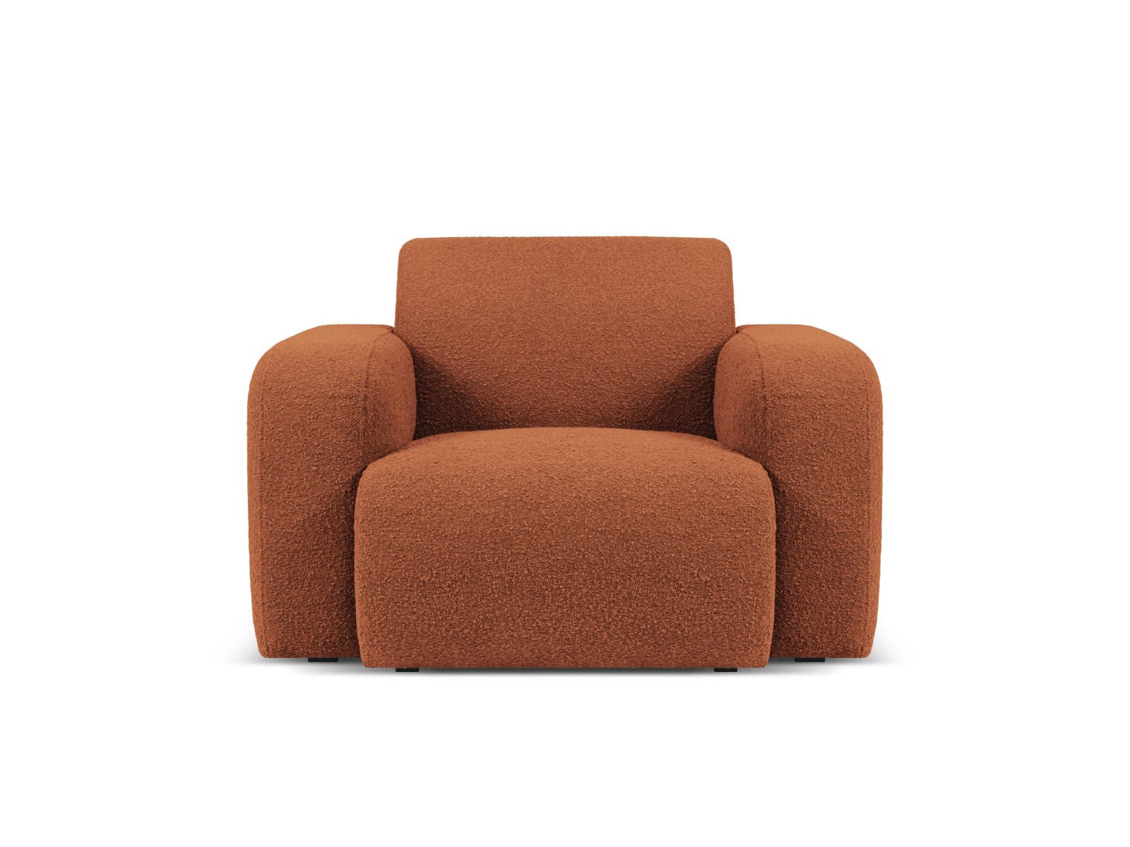 SESSEL Molino aus Boucle braun - Braun, Textil (95/72/105cm) - Micadoni