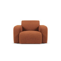 SESSEL Molino aus Boucle braun - Braun, Textil (95/72/105cm) - Micadoni