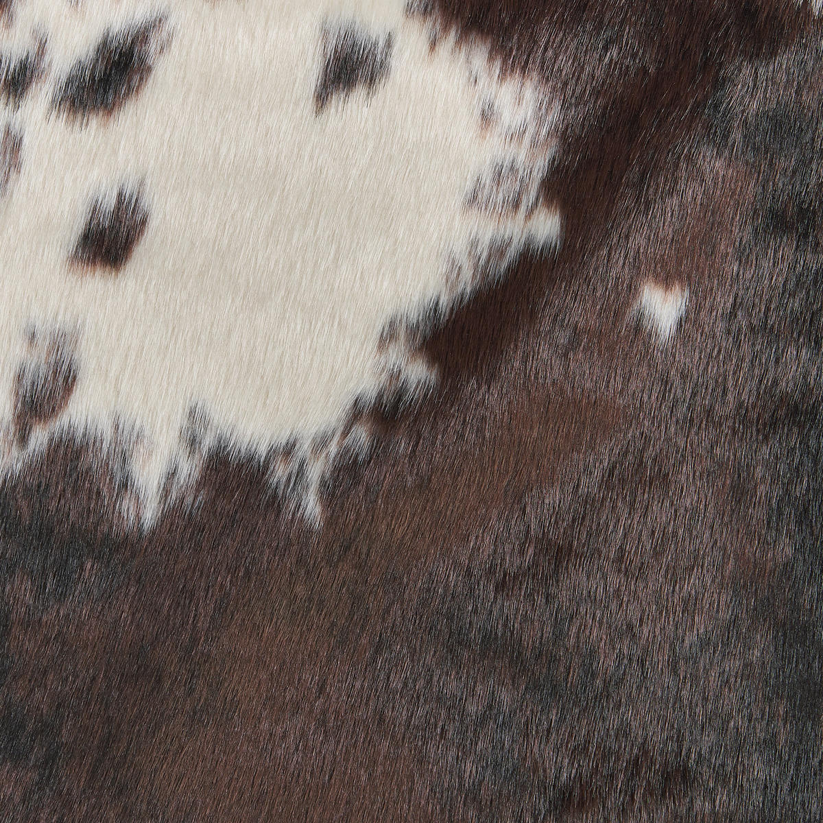 KUNSTFELL-TEPPICH Bogong 170/130 cm - Dunkelbraun/Braun, Kunststoff (130/170cm) - Beliani