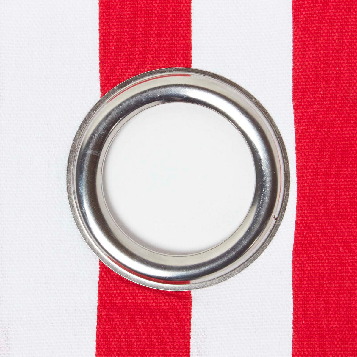 ÖSENVORHANG Herzen blickdicht 2er-Set, 117/137 cm - Rot, Textil (117/137cm) - Homescapes