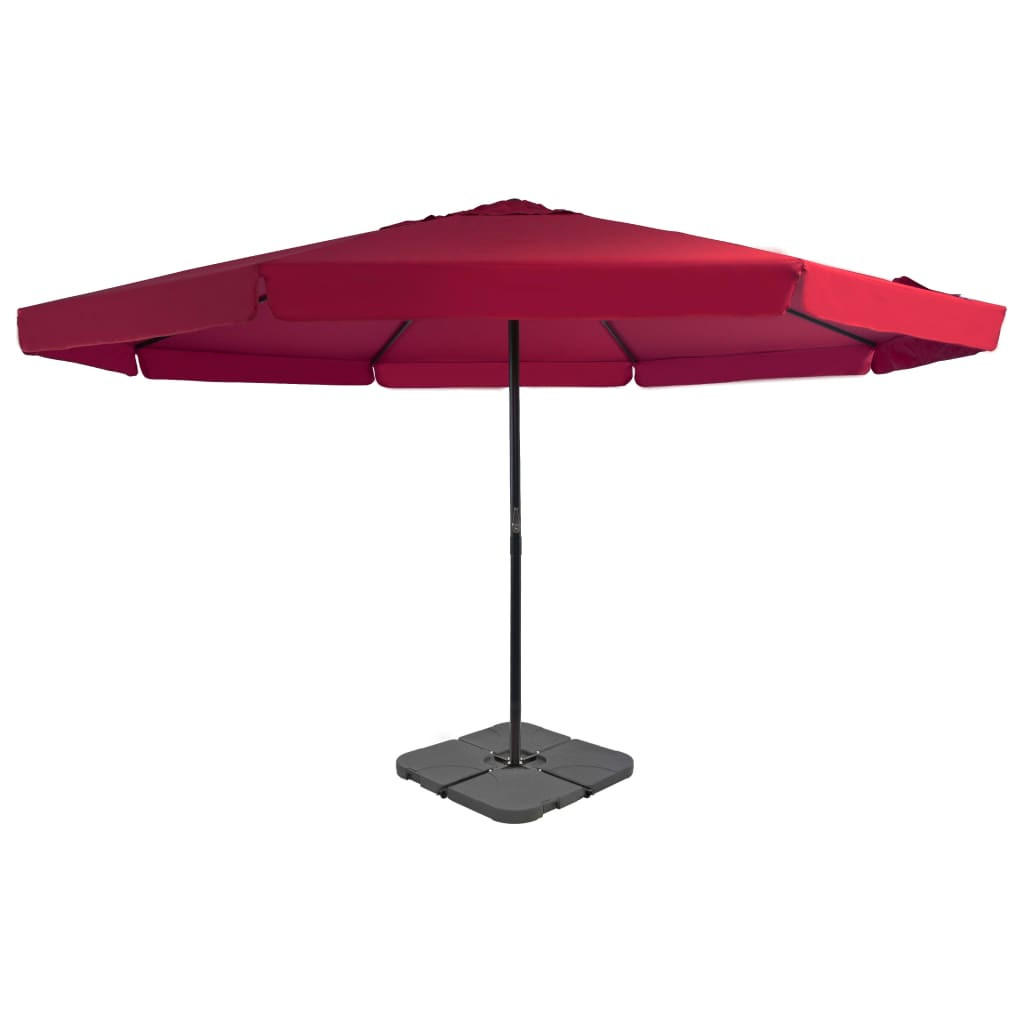 furnicato Sonnenschirm Rot 500x500 cm